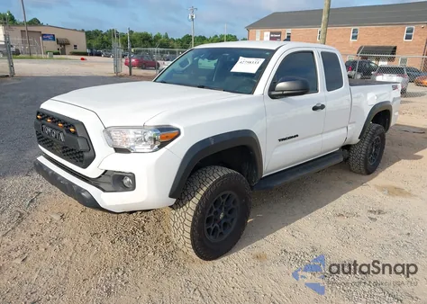 2022 Toyota Tacoma Sr V6 из США, поврежденный, VIN 3TYRZ5CN0NT014619